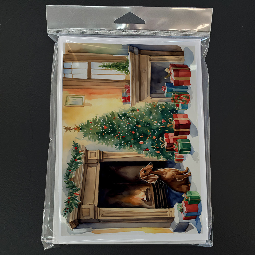 Dachshund Christmas Greeting Cards Pack of 8-2