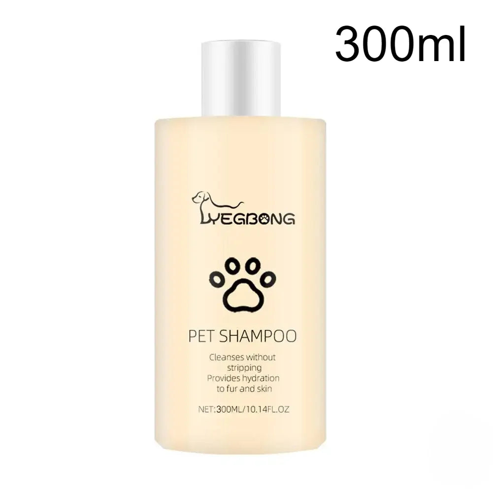 100/300ML Pet Shampoo Cat Dog Hair Softening Shower Gel Anti Mite Moisturizing Itchy Cleans Hair Remove Dirt Odor Pet Products