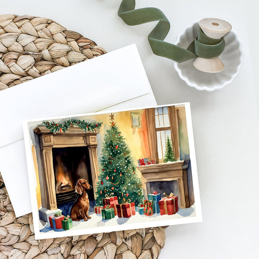 Dachshund Christmas Greeting Cards Pack of 8-1