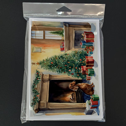 Dachshund Christmas Greeting Cards Pack of 8-2
