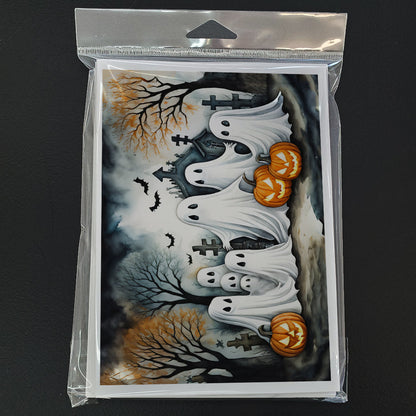 Ghosts Spooky Halloween Greeting Cards Pack of 8-2