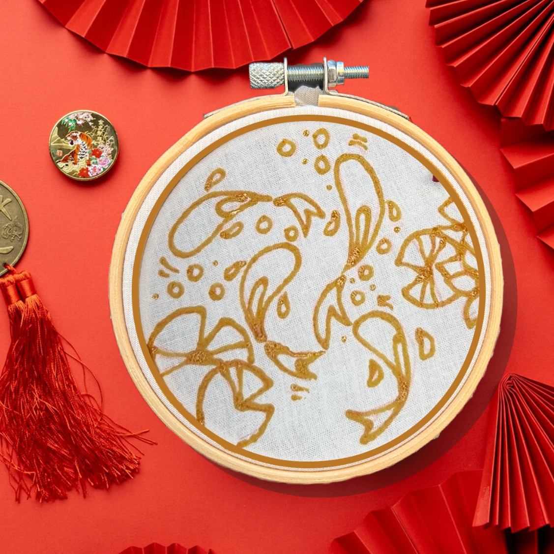 Mini Batik Craft Kit - Lucky Koi-2