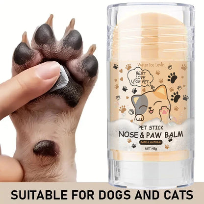 45g Dog Nose and Paw Balm Dog Paw Cream Cats Dogs Paw Protector Cream Pet Feet Moisturizer Pet Crack Feet Repair Pet Accessories