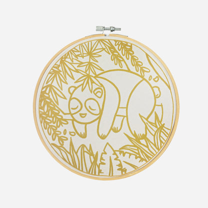 Classic Batik Craft Kit - Sleepy Panda-5