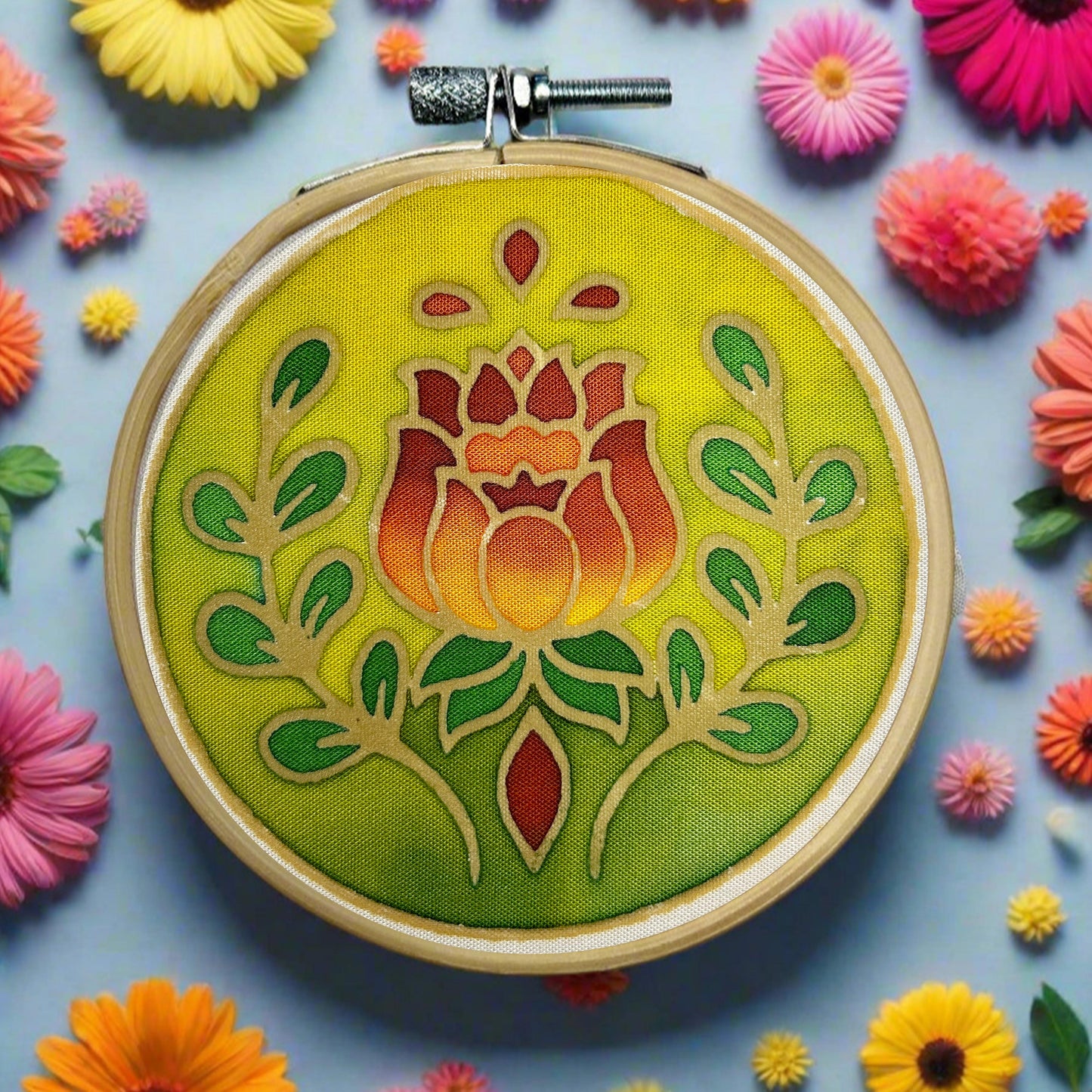 Mini Batik Craft Kit - Victorian Rose-0